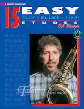 15 Easy Jazz Blues Funk Etudes Bb Trumpet/Clarinet (Book/Cd)